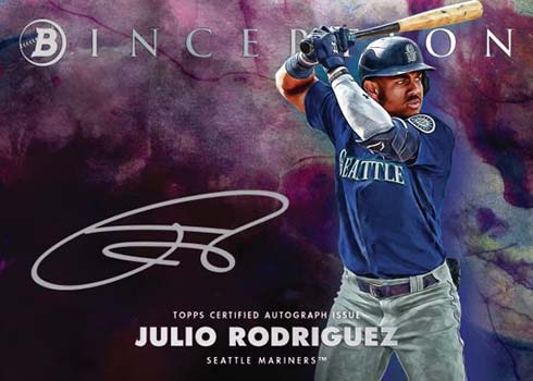 Julio Rodriguez Seattle Mariners Autographed 2021 Bowman