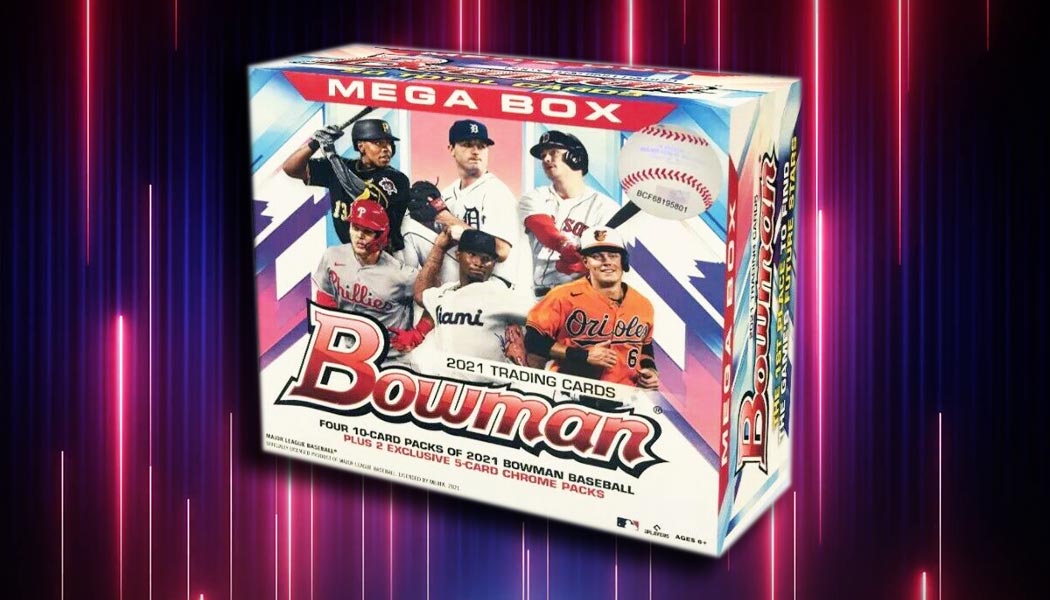 2021 Bowman Mega Box Chrome Baseball Checklist, Box Info