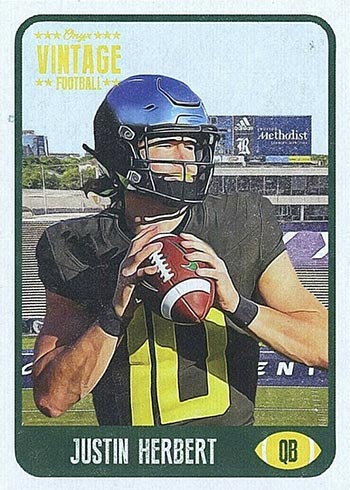 Justin Herbert - Los Angeles Football – GPS Vintage Design