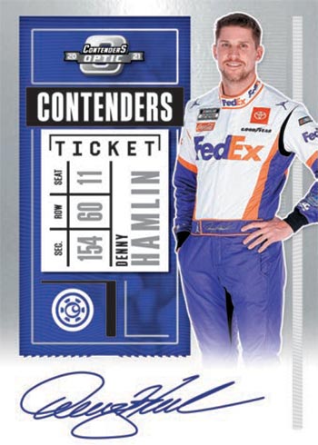 2021 Panini Chronicles Racing Contenders Optic Autographs