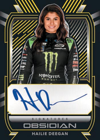 2021 Panini Chronicles Racing Obsidian Signatures Hailie Deegan