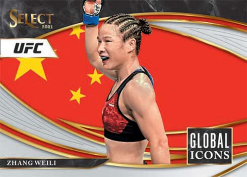 2021 Panini Select UFC Global Icons