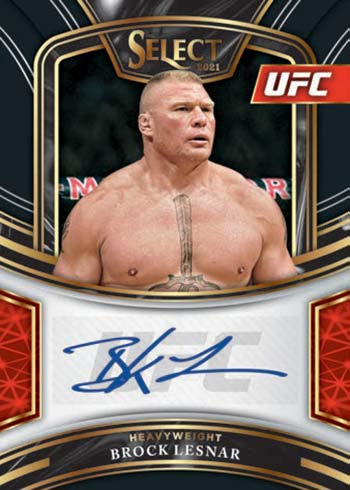 2021 Panini Select UFC Signatures Brock Lesnar