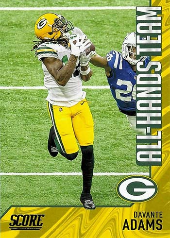 2022 Score Football Checklist, Team Set Lists, Hobby Box Info