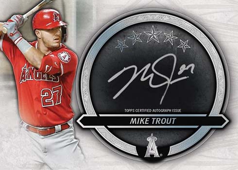 2021 Topps Five Star Baseball Silver Signatures Mike Trout
