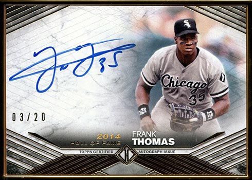 Autographed 1959 FRANK THOMAS Topps Card - Main Line Autographs