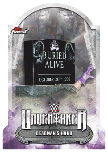 2021 Topps WWE Finest Deadman's Tombstone Tribute