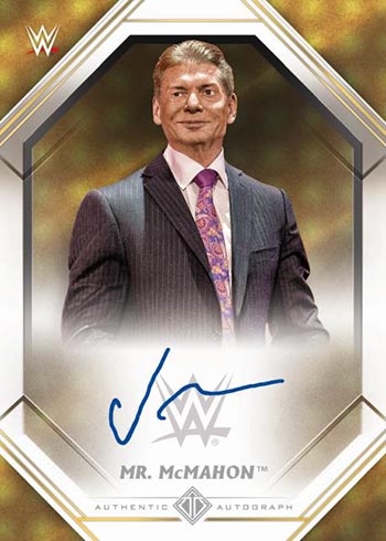 2021 Topps WWE Transcendent Vince McMahon Superfractor Autograph