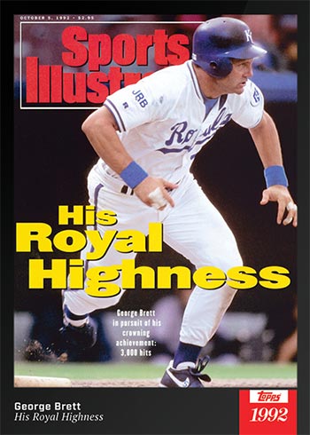 1981 George Brett & Mike Schmidt Sports Illustrated NO LABEL August 10 