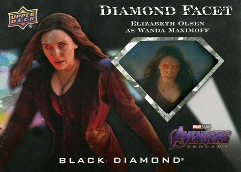 2021 Upper Deck Marvel Black Diamond Diamond Facet Elizabeth Olsen
