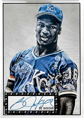 Topps Project70 Bo Jackson by Lauren Taylor
