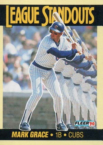 1989 Fleer #426 Mark Grace UER/Minor League stats/for '88 missing - NM-MT -  DJ's Sportscards of Renton