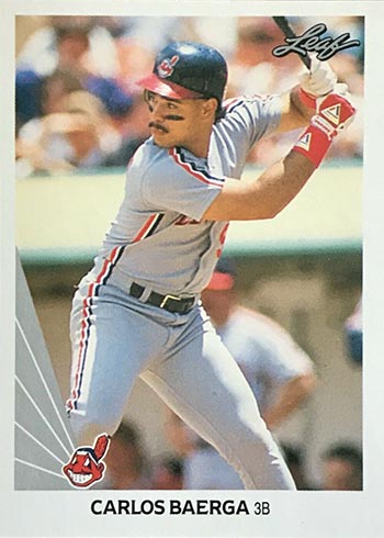 Carlos Baerga - Cleveland Indians (MLB Baseball Card) 1992 Leaf # 202 –  PictureYourDreams