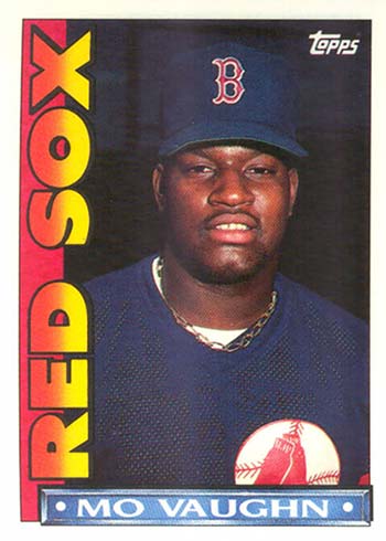 1990 BOWMAN MO VAUGHN ROOKIE CARD #275 BOSTON RED SOX – Shuffle