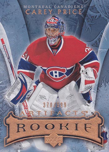 Carey Price Hockey Cards