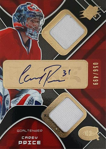 Carey Price Rookie Card Rankings and Guide to What's the Most Valuable