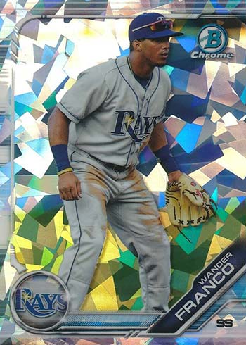 2019 Bowman Chrome Baseball #CPAWF Wander Franco Rookie Purple