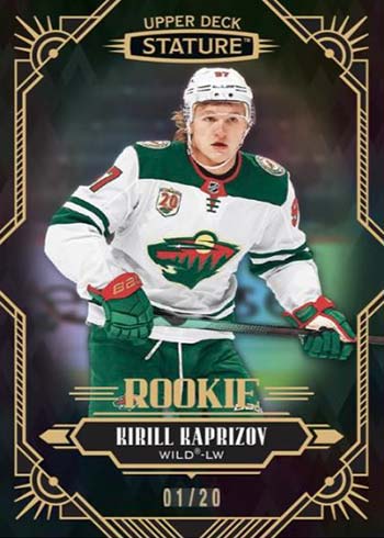 2020-21 Upper Deck Stature Hockey Black Kirill Kaprizov