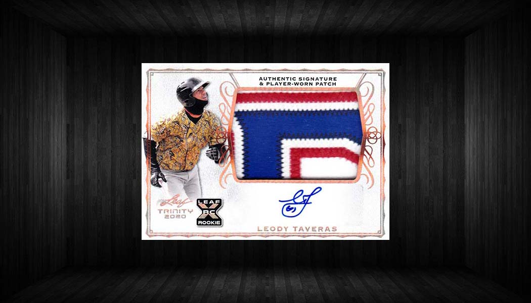 2019 Leaf Trinity Patch Autographs Silver #PA-JR1 Julio Rodriguez