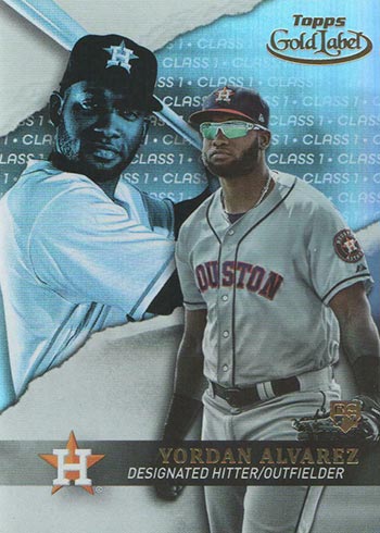 2020 Topps Gold Label Class 1 Yordan Alvarez Rookie Card