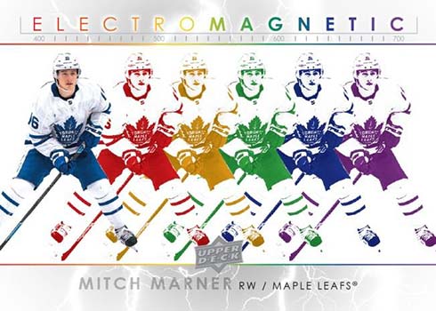 2021-22 Upper Deck Series 1 Hockey  Electromagnetic Mitch Marner