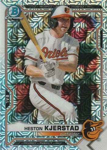  2021 Bowman Draft #BD-40 Heston Kjerstad RC Rookie