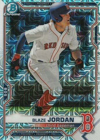 2021 Bowman Chrome Mega Box Prospects Refractors #BCP5 Nick Maton