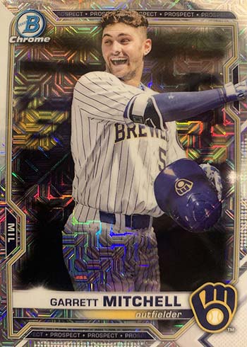 2021 Bowman Chrome Mega Box Variations Garrett Mitchell