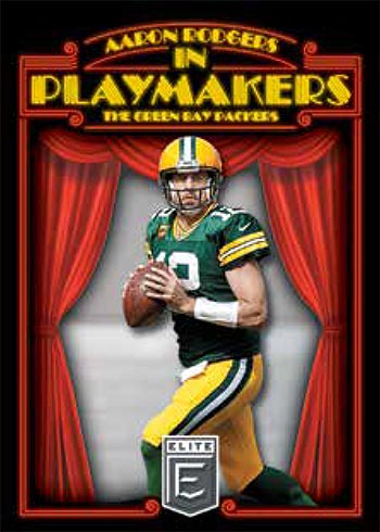 2021 Donruss Elite Football Playmakers Aaron Rodgers