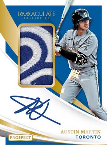 2021 Panini Immaculate Baseball Prospect Patch Autographs