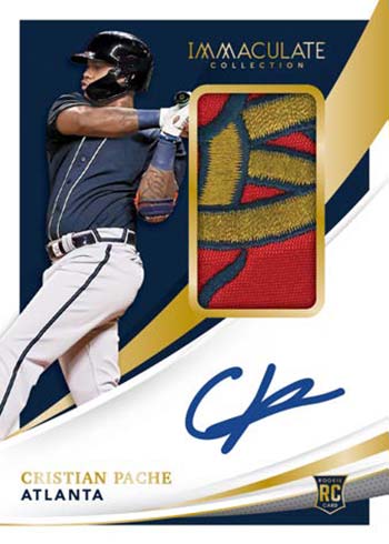 2021 Panini Immaculate Collection Tom Glavine Auto Jersey Relic Card 61/75