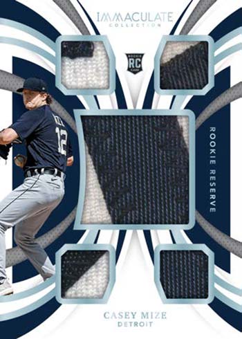 2021 Panini Immaculate Baseball Rookie Reserve