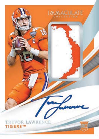 2021 Panini Immaculate Collegiate Football Rookie Patch Autographs Trevor Lawrence