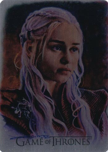 2021 Rittenhouse Game of Thrones Iron Anniversary Series 1 Artifex Metal Daenerys Targaryen