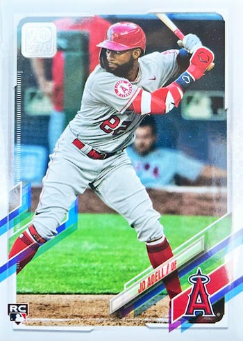 2021 Topps Series 2 Baseball Variations Jo Adell Ultra Reverse Negative