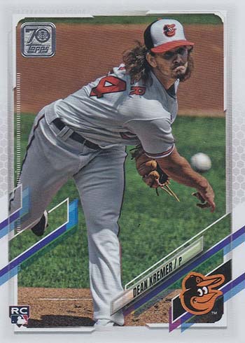 2022 Topps Series 2 Dean Kremer Independence Day /76 #340 Orioles