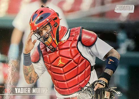 2021 #86 Yadier Molina Topps Stadium Club Chrome Baseball St. Louis  Cardinals