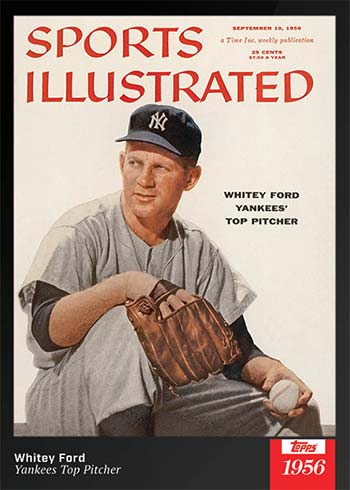 Mickey Mantle 2021 TOPPS SPORTS ILLUSTRADED 1956 COVER Card #7 YANKEES