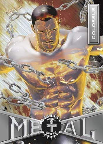 2020 Upper Deck Marvel X-Men Metal Universe Gold #108 Blindfold