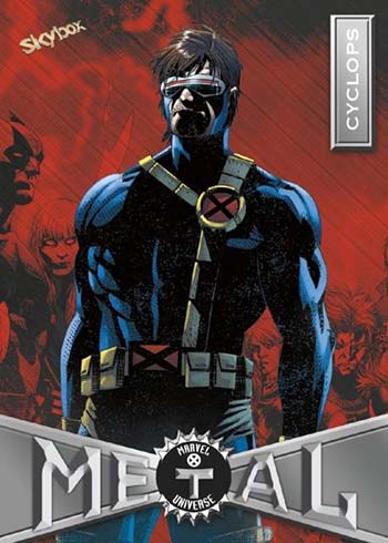 2020 Upper Deck Marvel X-Men Metal Universe Gold #108 Blindfold