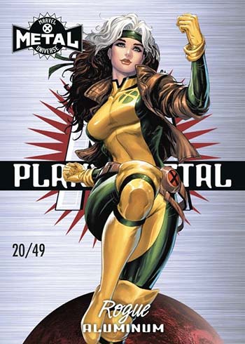 2021 Upper Deck Marvel X-Men Metal Universe Planet Metal Rogue