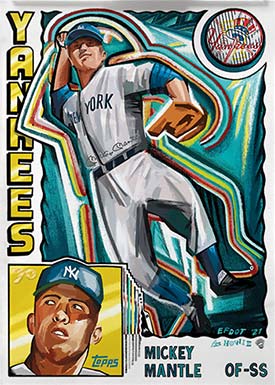 Topps Project70 Mickey Mantle by Efdot