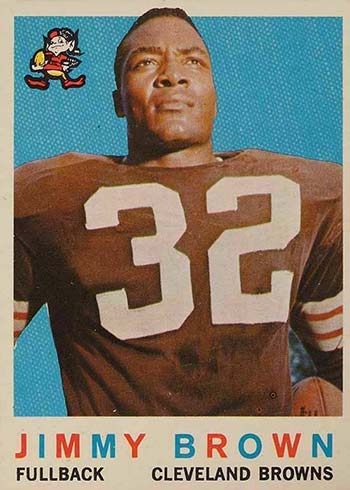 vintage jim brown jersey