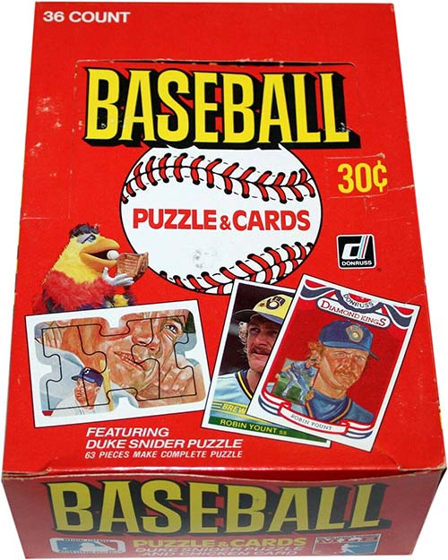1984 Donruss Baseball Box