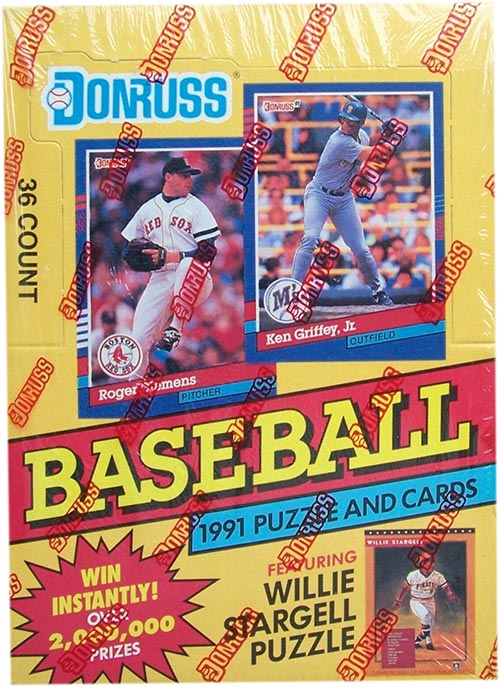 1991 Donruss Series 1 Baseball Box