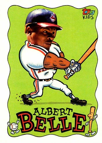 Starting Lineup ALBERT BELLE 1991 poster series baseball sports