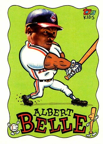 10 Albert Belle Baseball Cards That Chart His MLB Career