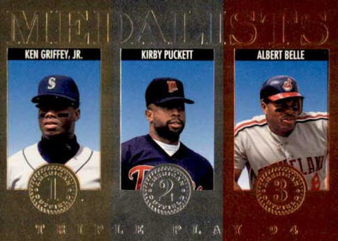 10 Albert Belle Baseball Cards That Chart His MLB Career