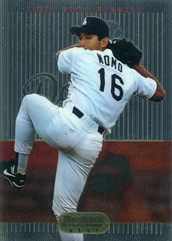 1995 Bowman's Best Hideo Nomo Rookie Card