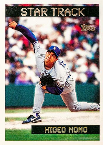 1995 Topps Traded Hideo Nomo Rookie Card